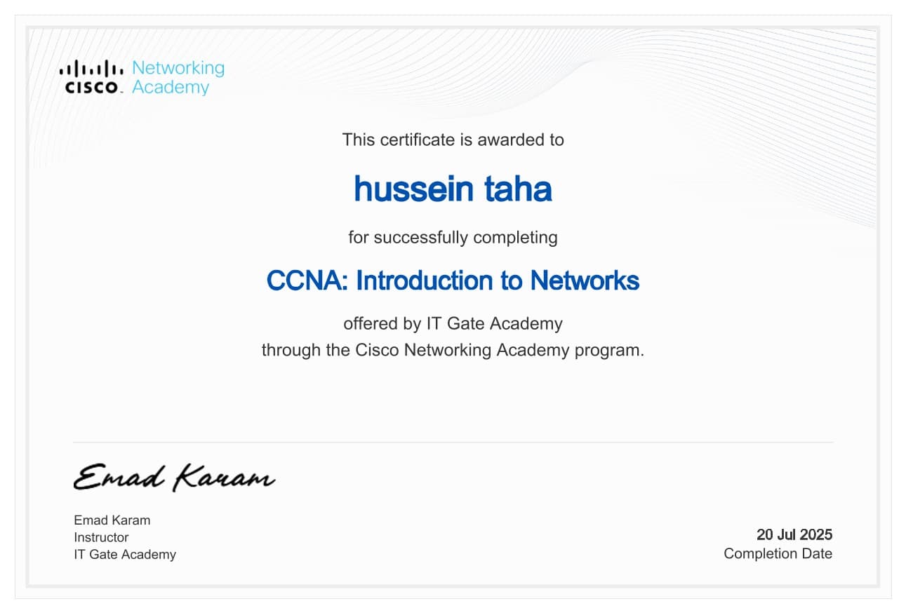 Cisco Certified Network Associate